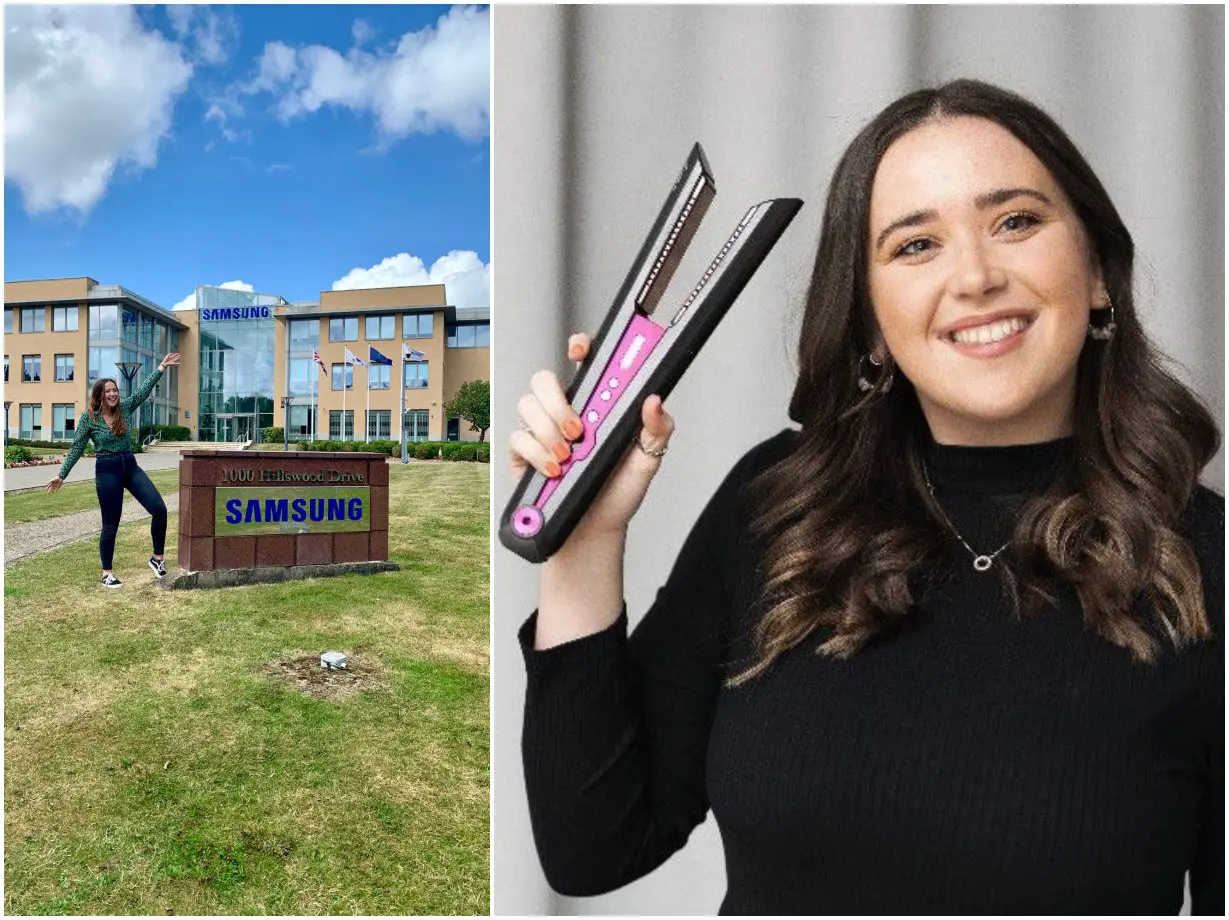 Emilia Roberts at Samsung and Dyson