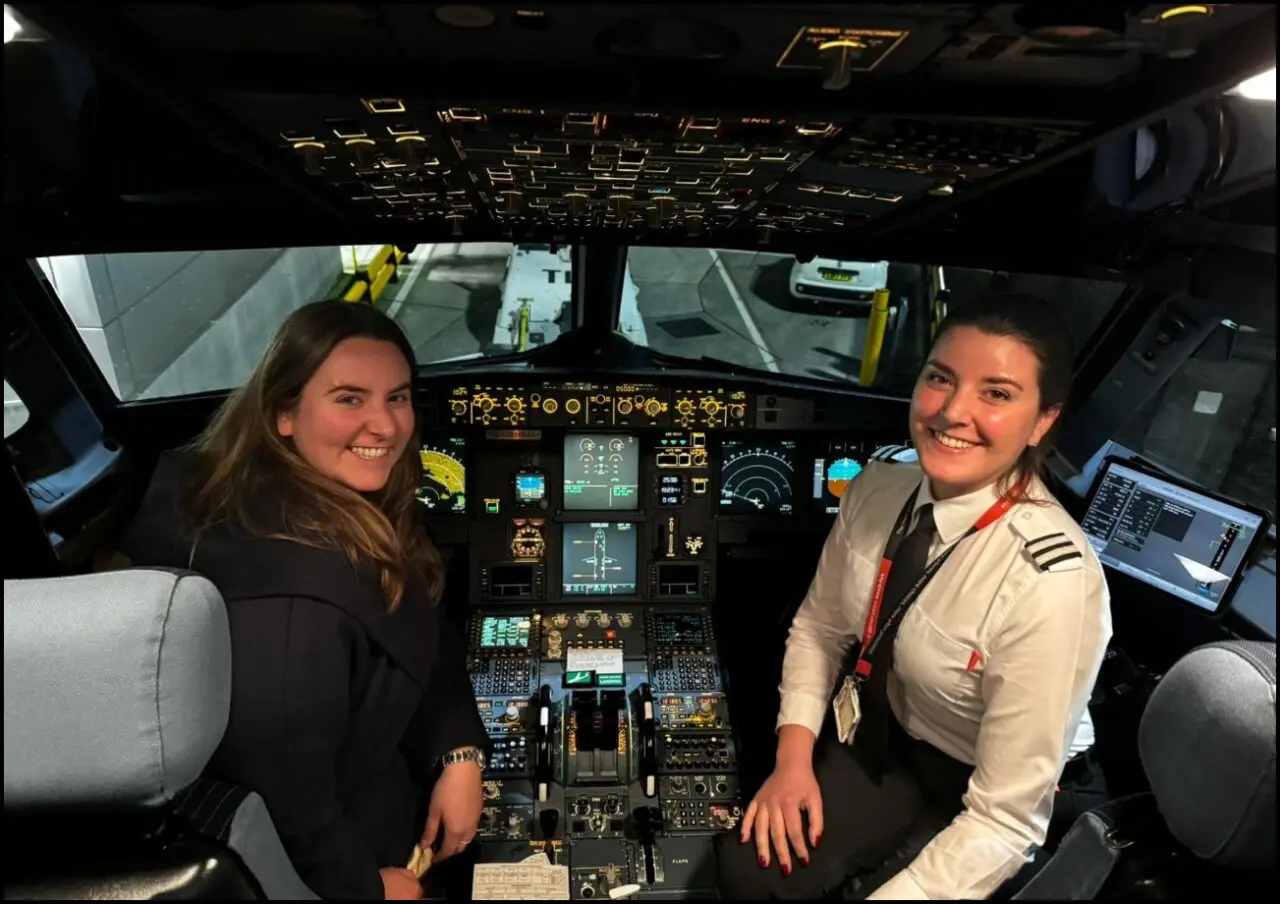 Francesca Edwards Pilots Her Sister Claudia