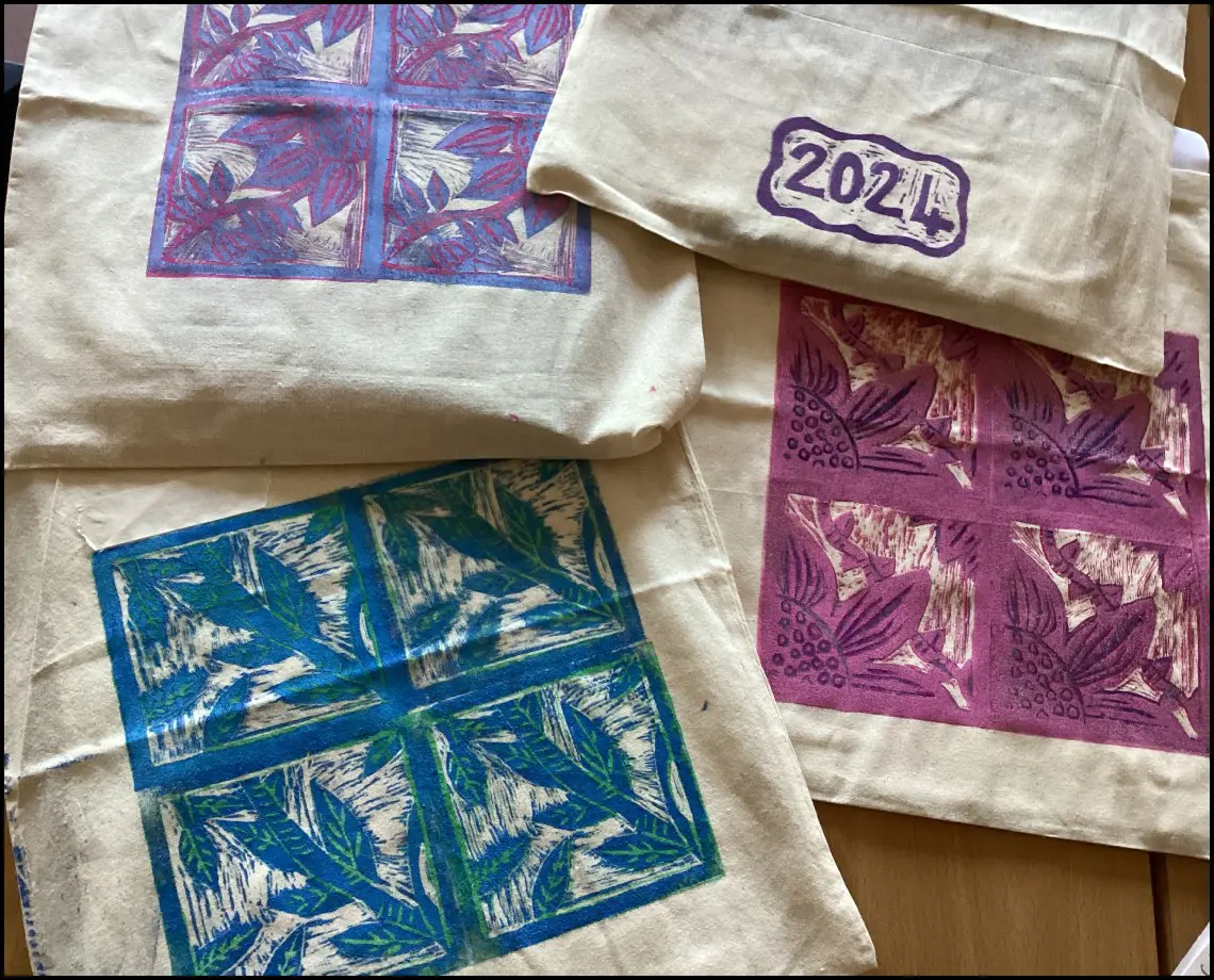 Year 6 Printed Bags