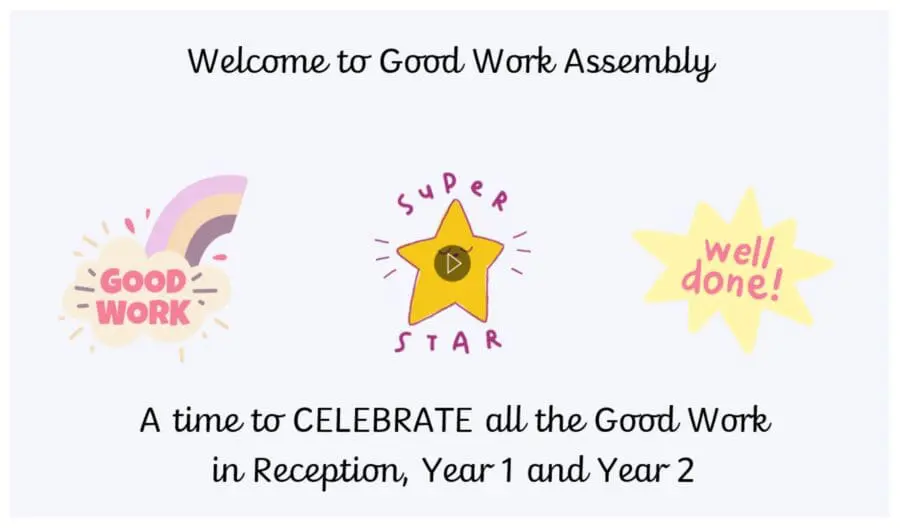 Infant Assembly September 16