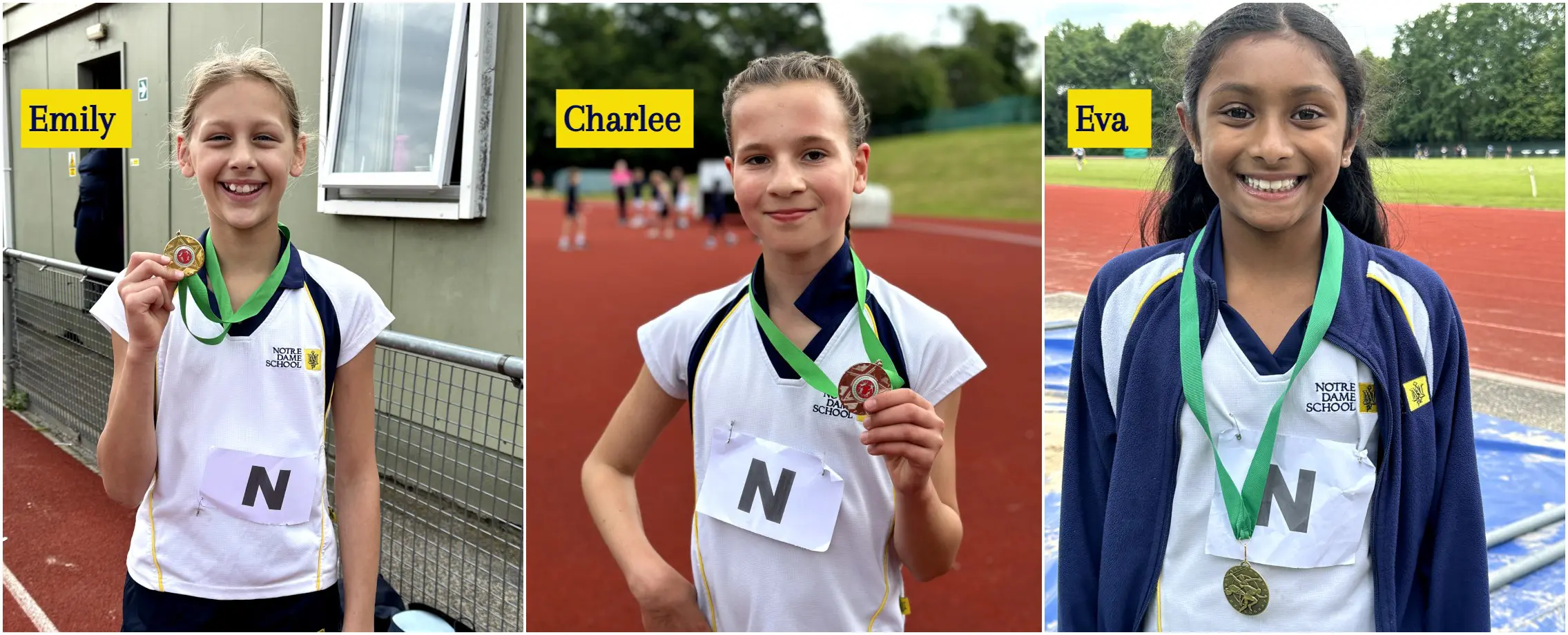 Medalists West Surrey Athletics Competition