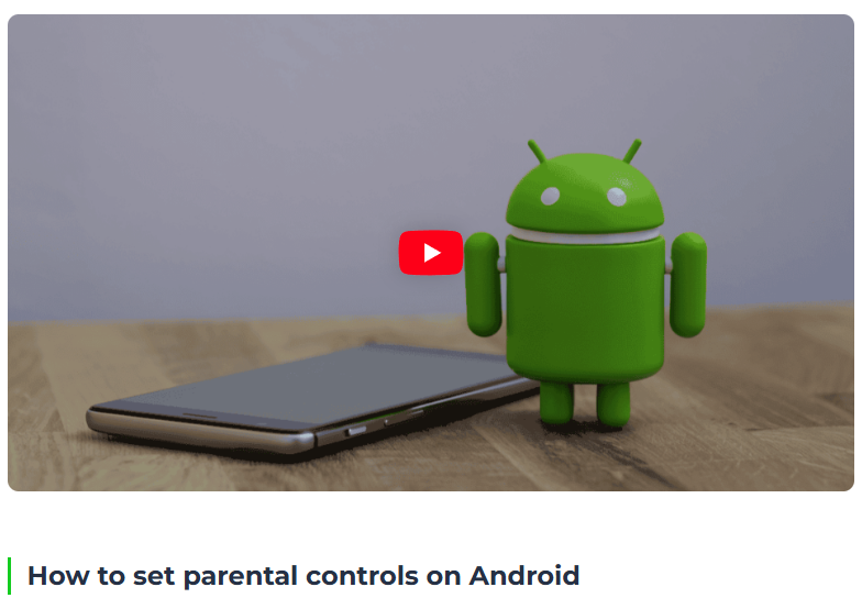Parent Online Advice - Android Smartphone Guide