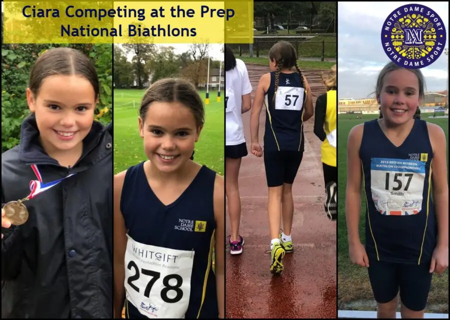 Ciara Competing at the Prep National Biathlons