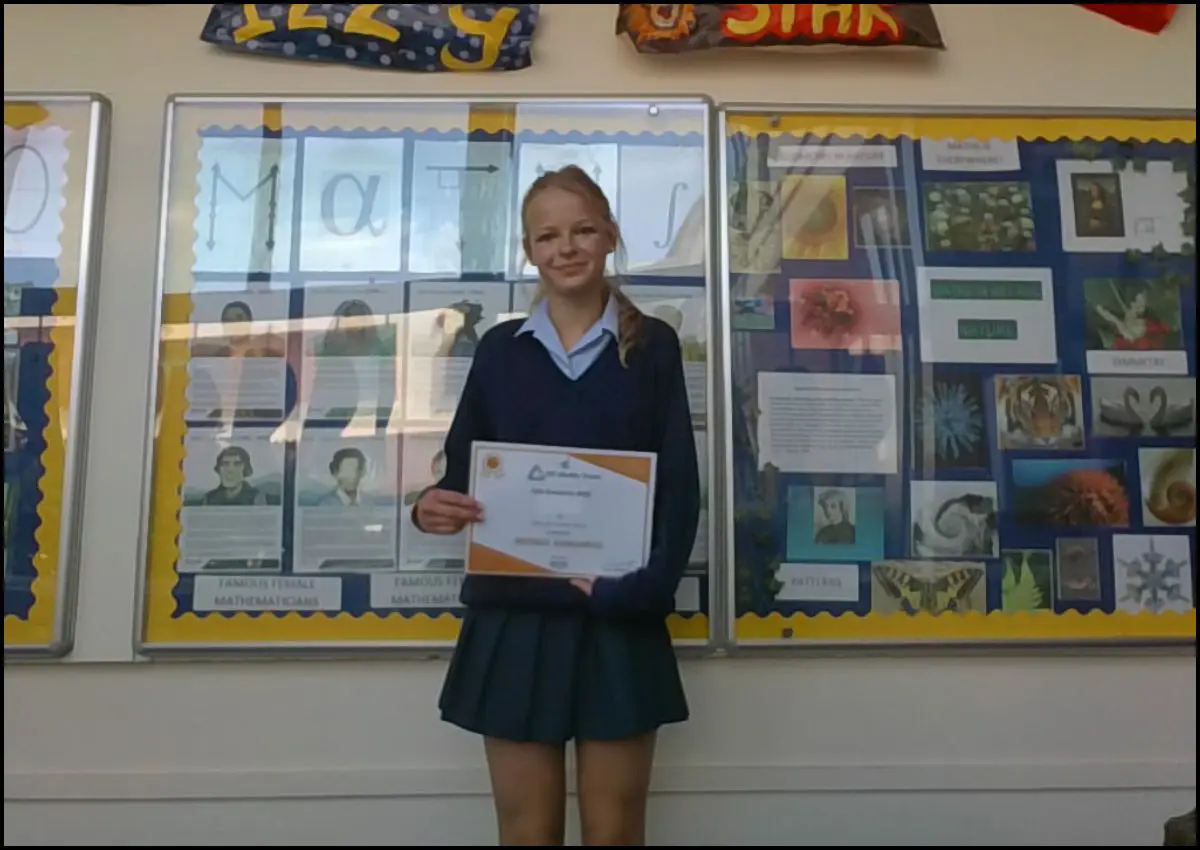 Emilie G - UKMT Kangaroo Maths Challenge