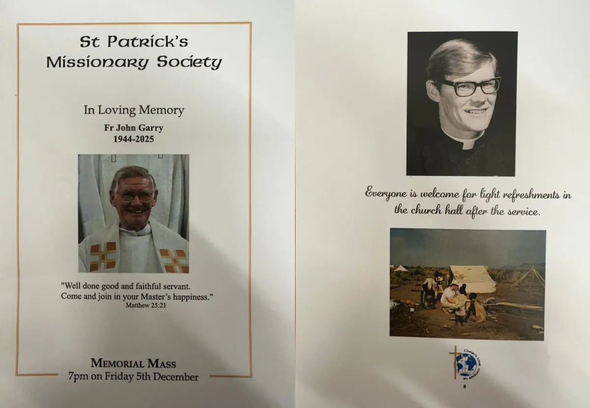 Father John Garry Memorial Service
