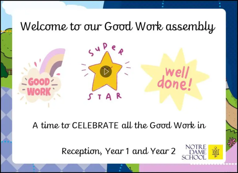 Good Work Assembly HEader