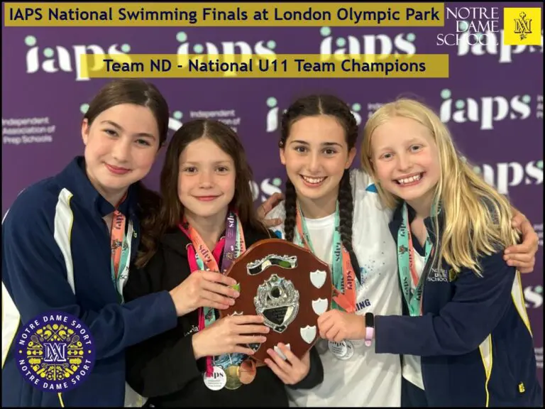 IAPS U11 National Team Swimming Champions