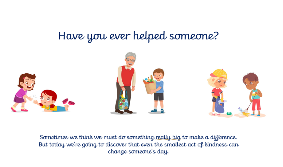 Infant Good Work Assembly = Helping Someone