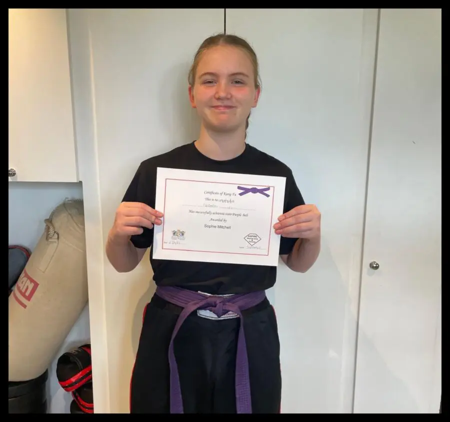 Isabella H - Kung Fu - Purple Belt
