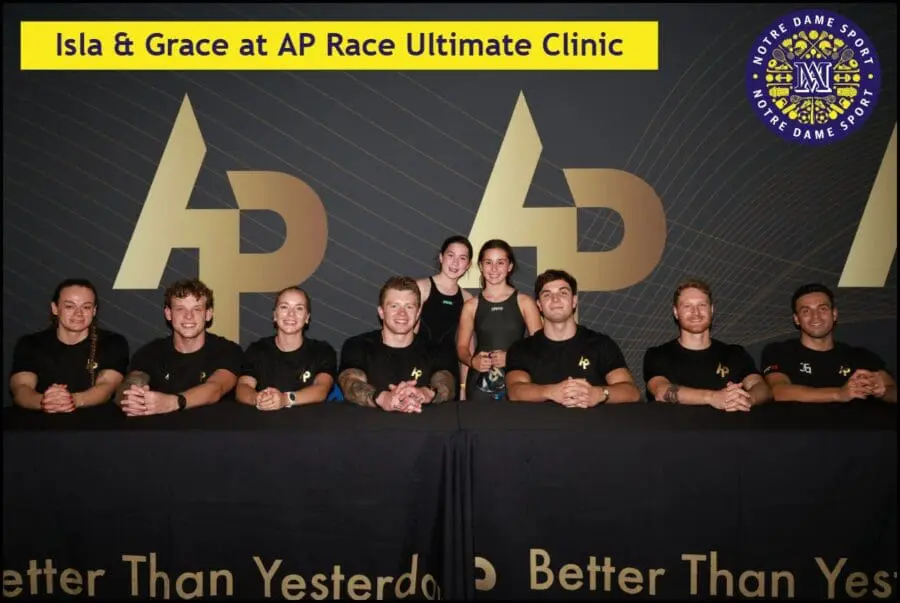 Isla and Grace at AP Race Ultimate Clinic