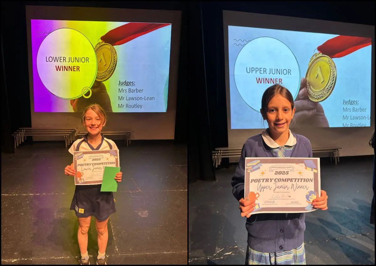 Junior Poetry Competition Winners 2025