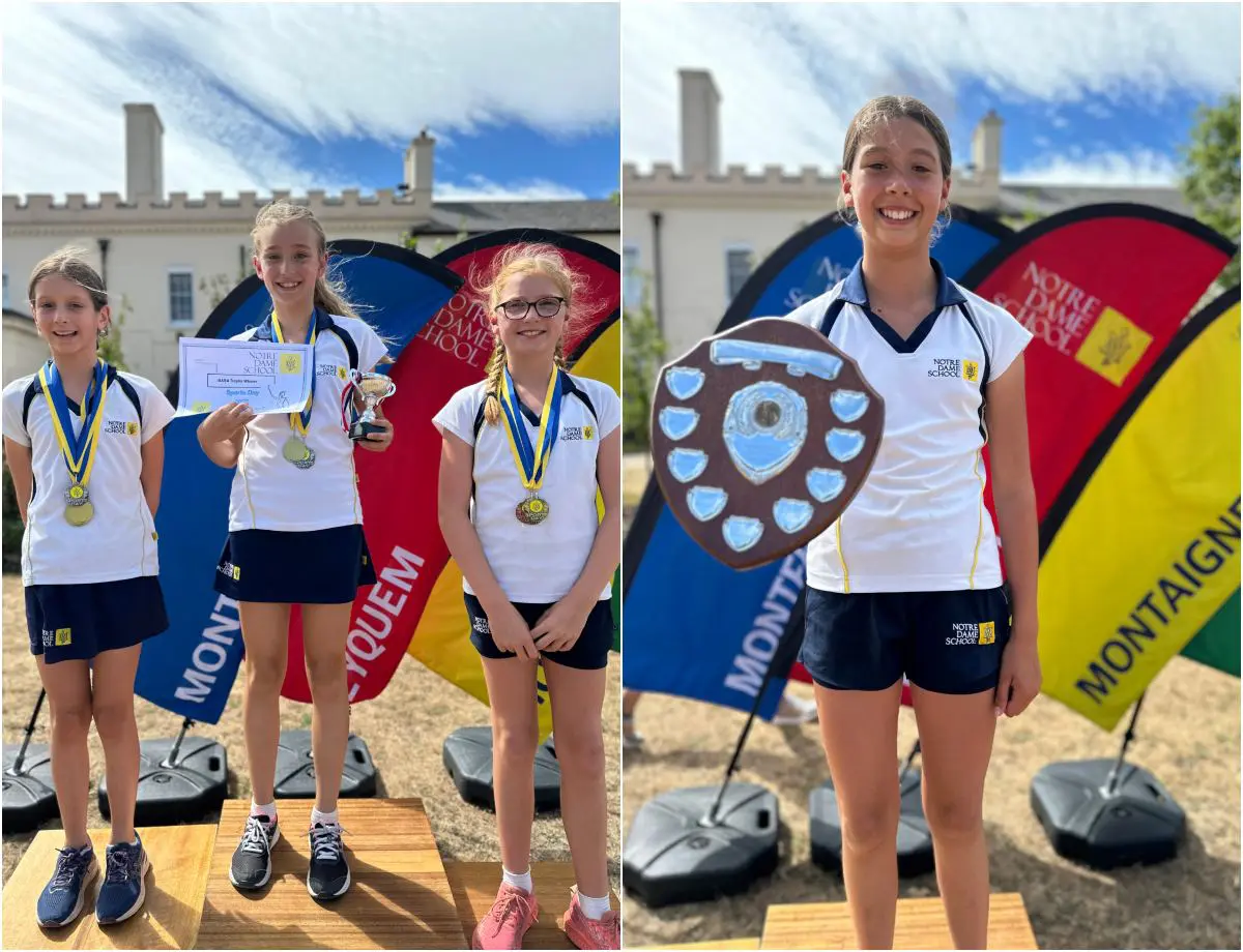 Junior Sports Day - On the Podium