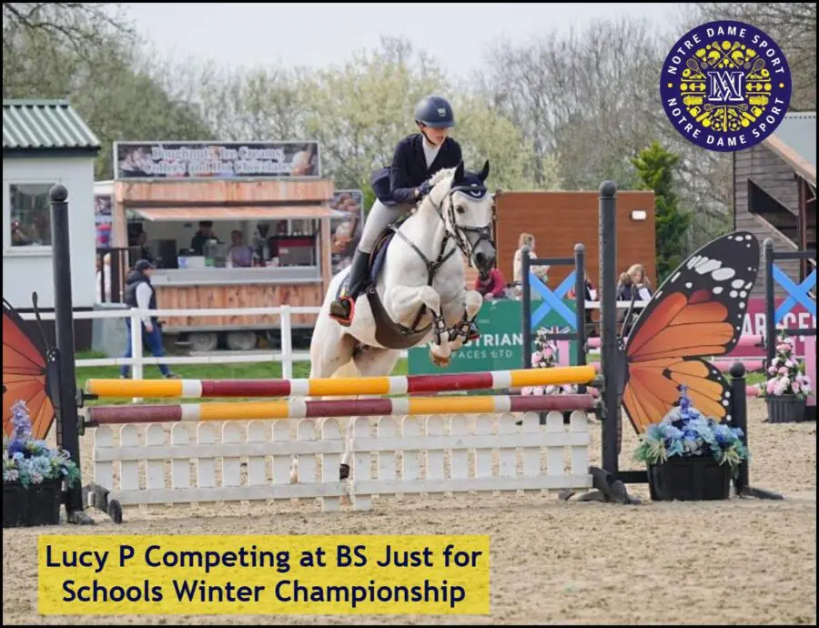 Lucy P Competing at BS Just for Schools Winter Championship