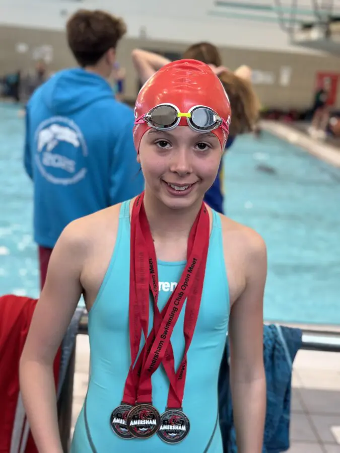Lucy P - Swimming Medals at Amersham Regional Qualifiers