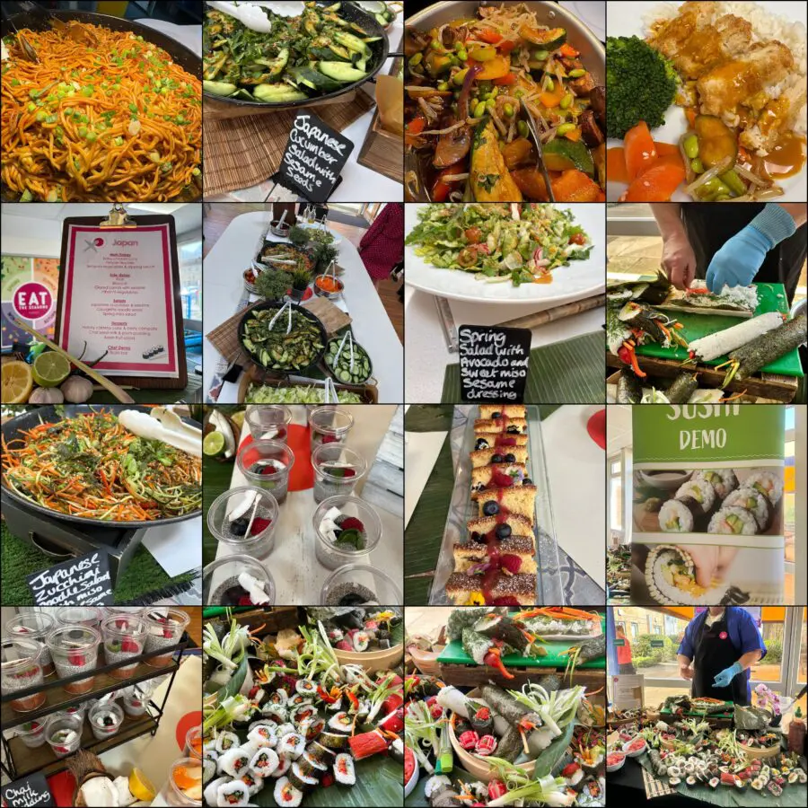 Lunch Menu March 23 Japanese Theme