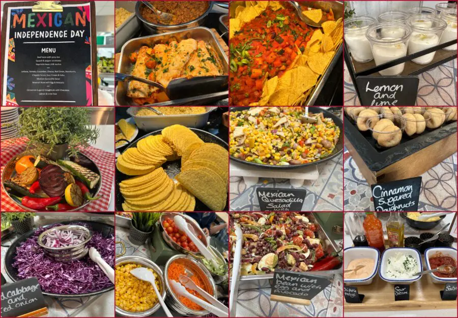 Mexican Themed Lunch