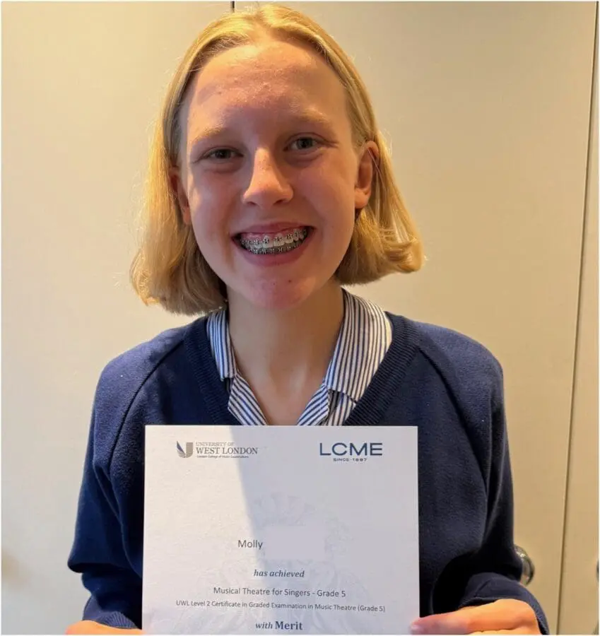 Molly T-N Musical Theatre Certificate