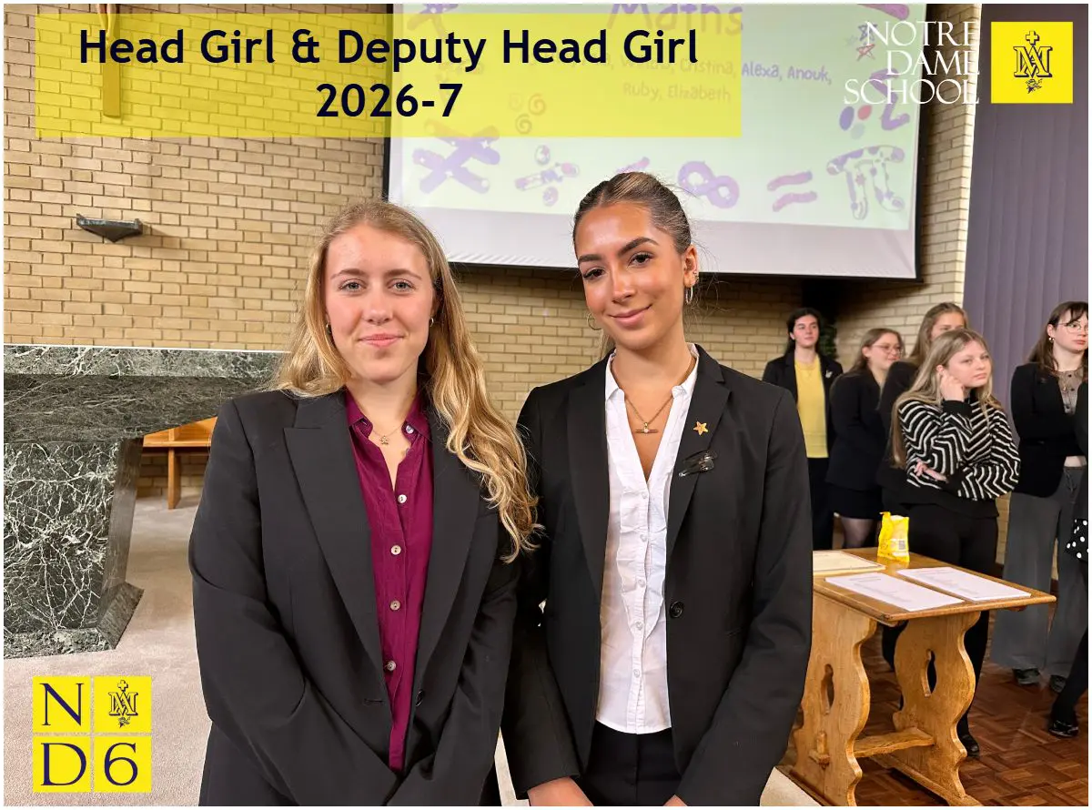 Head and Deputy Head Girl 2026-7