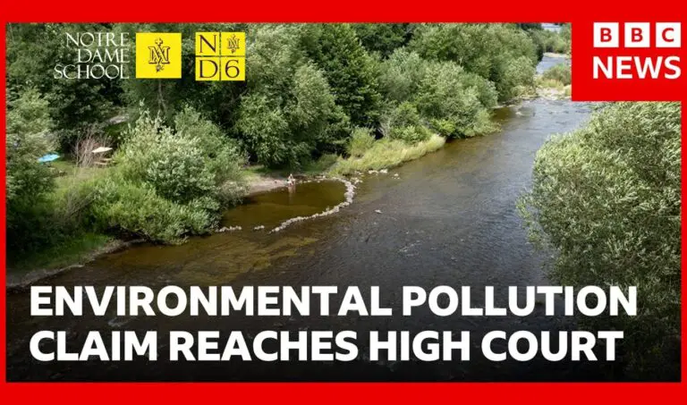 Senior Science Corner - River Wye Environmental Pollution