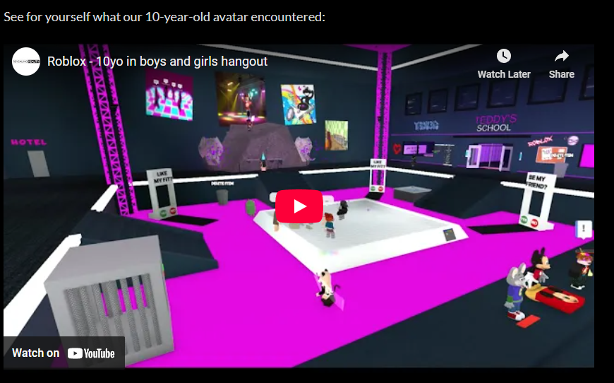 PArent Online Advice - Roblox