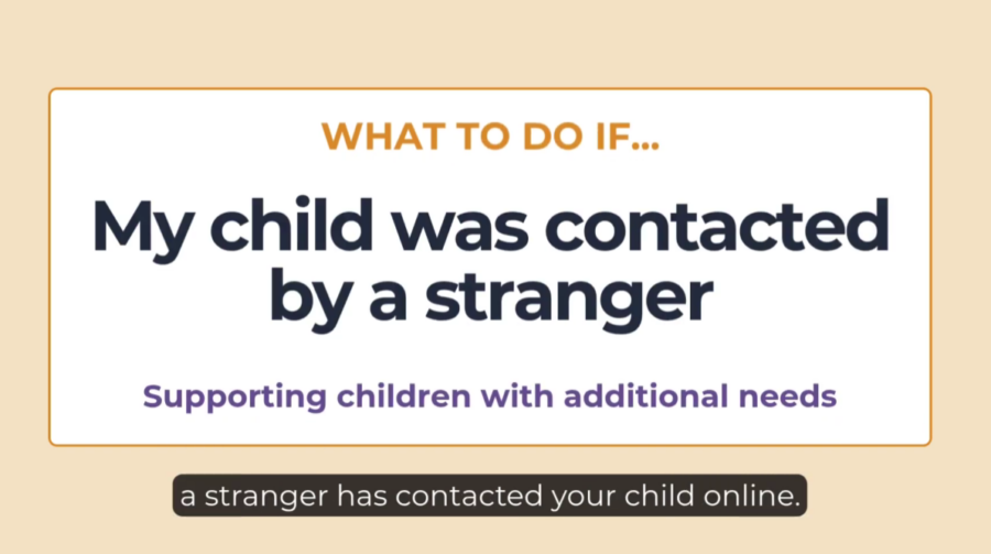 Parental Online Advice - What to do if a stranger contacts my child online