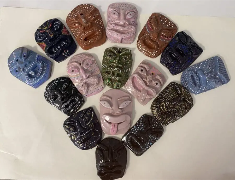 Prep Art - Year 6 Tiki Masks