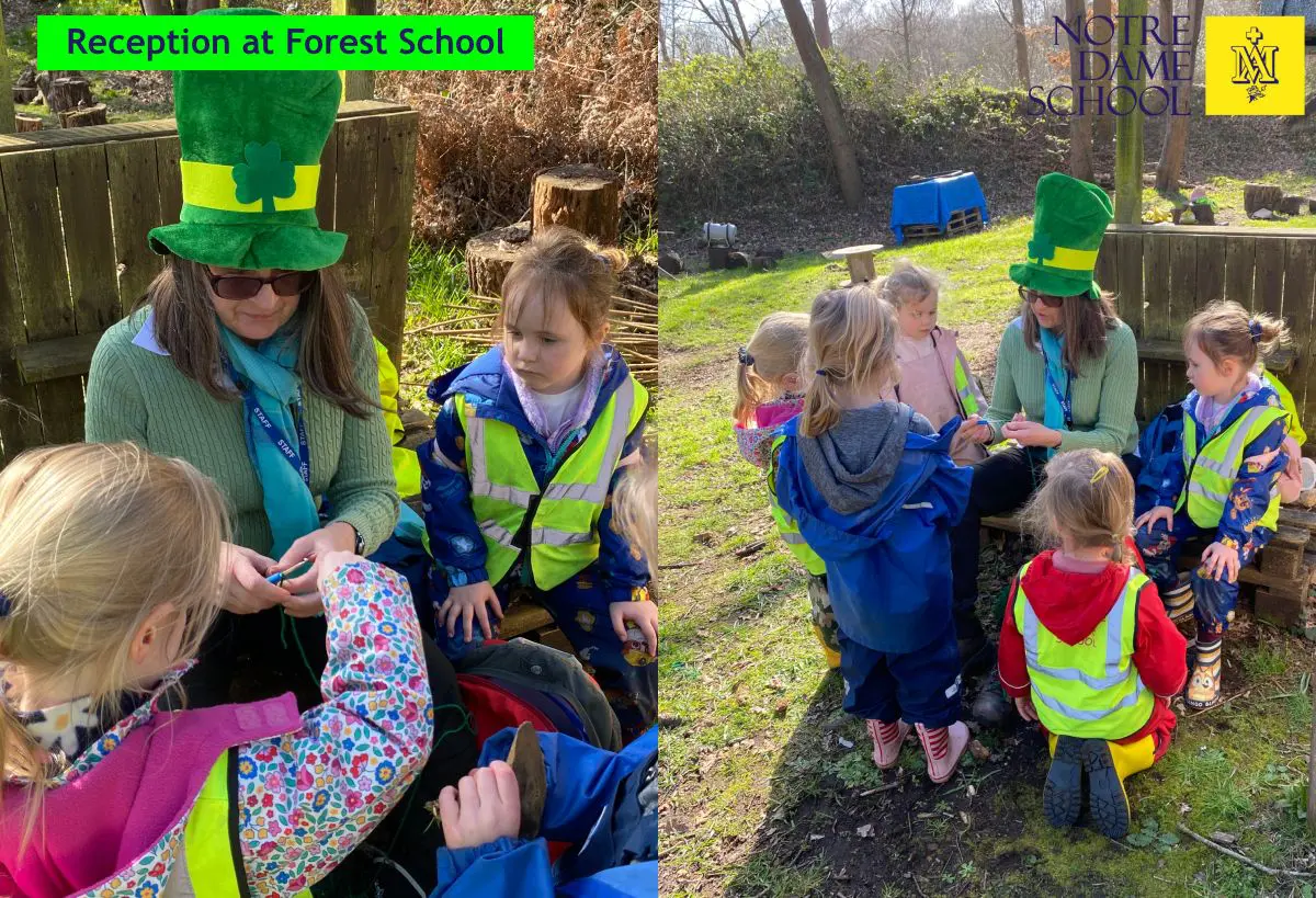 Reception at Forest School March 17