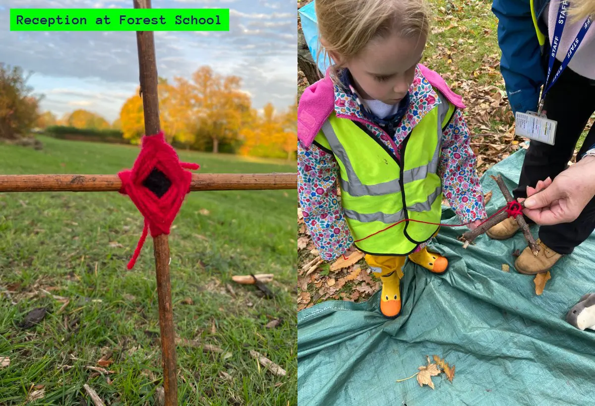 Reception at Forest School Nov 4
