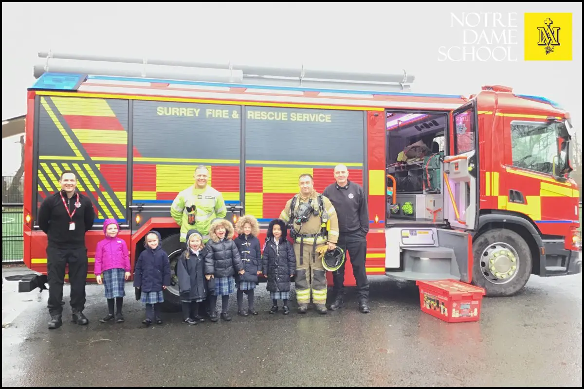 Reception with Firefighters