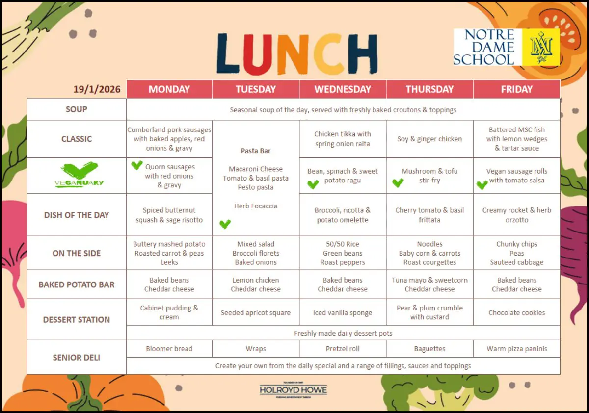 School Lunch Menu Jan 19 v 3