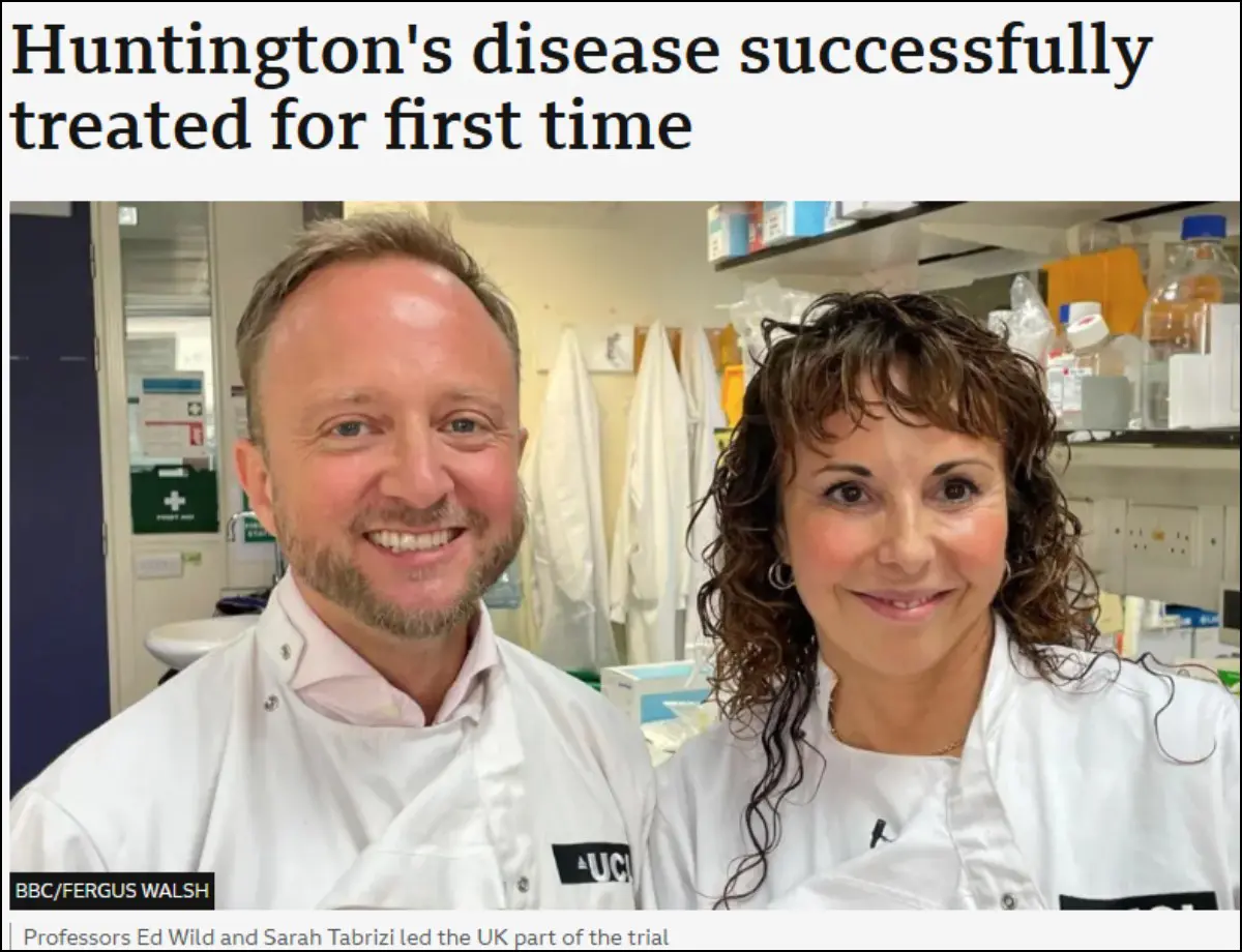 Science Corner - Huntington's Disease Treatment