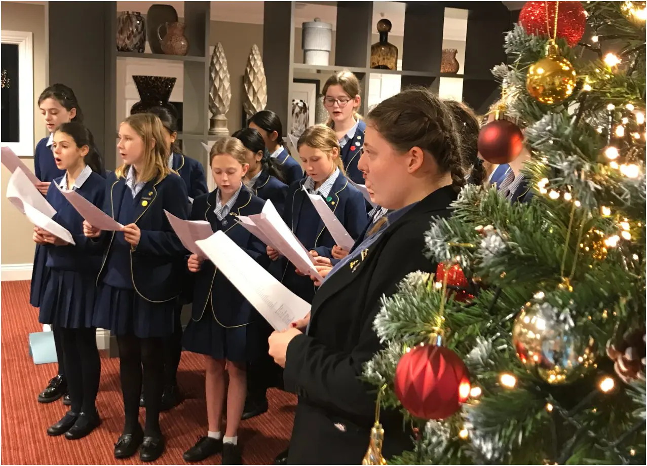 Senior Choir Carol Singing at Burwood Grange Care Home