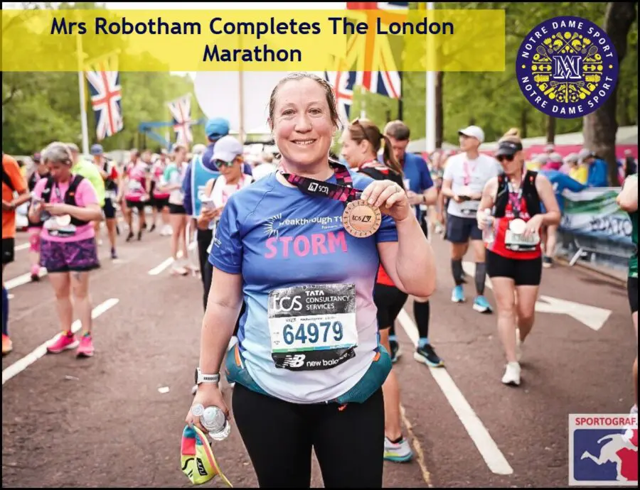 Sports Posts MRs Robotham - London Marathon