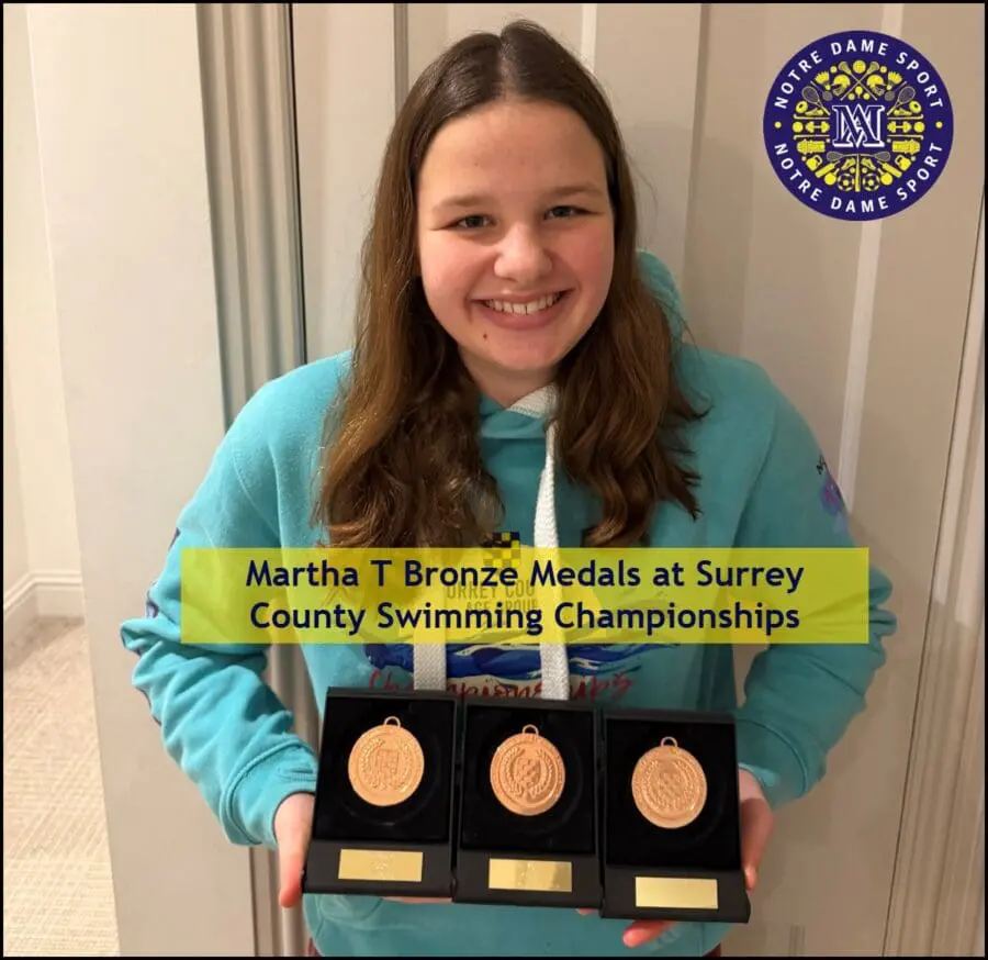 Martha T Bronze Medals at Surrey County Swimming Championships