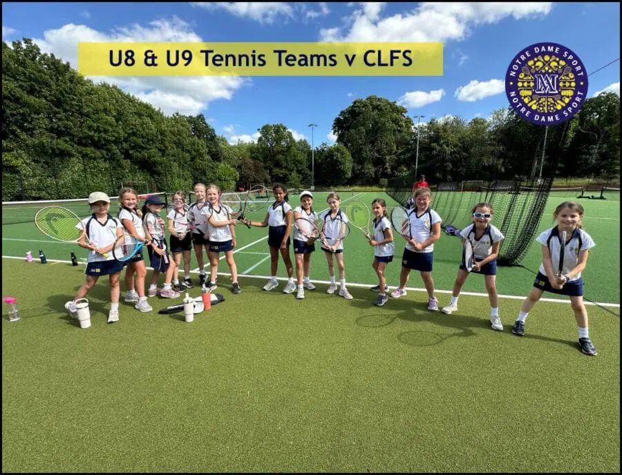 Sports Posts Prep U8 & U9 Tennis Teams v CLFS