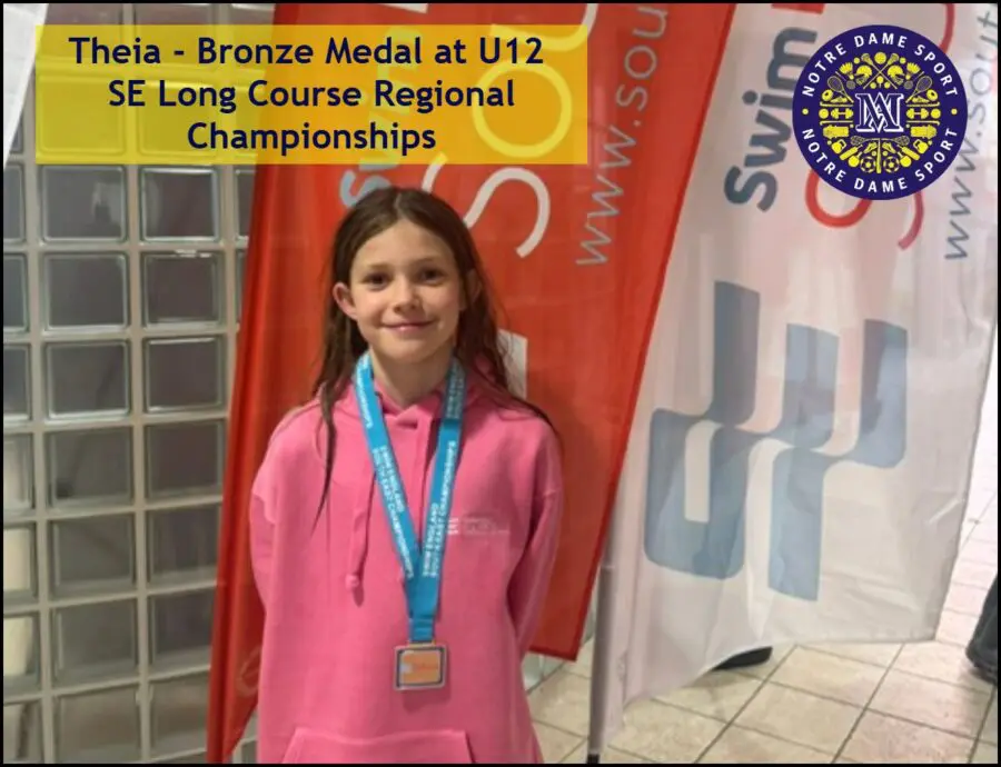 Theia - Bronze Medal at U12 SE Long Course Regional Championships