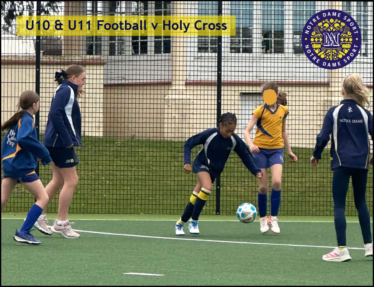 U10 & U11 Football v Holy Cross