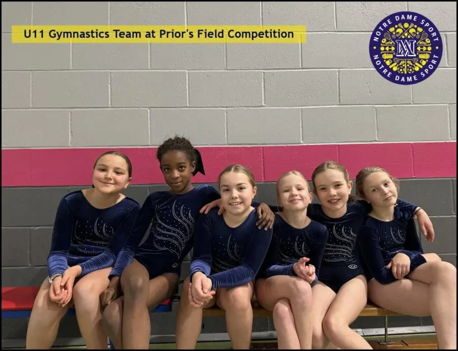 U11 and U13 Gymnastics at Prior's Field Competition