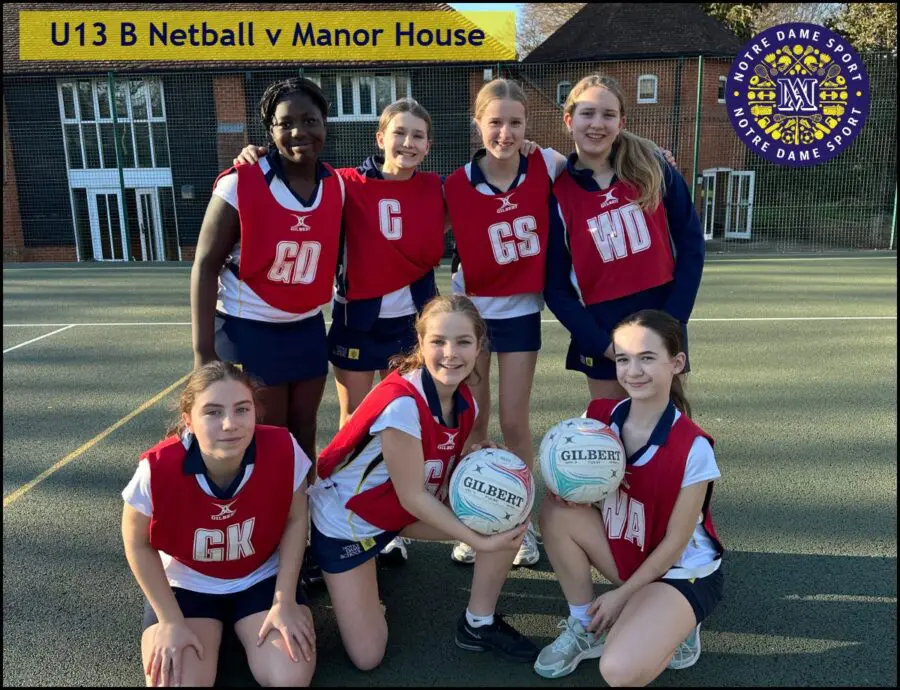 U13 AB Netball v Manor House