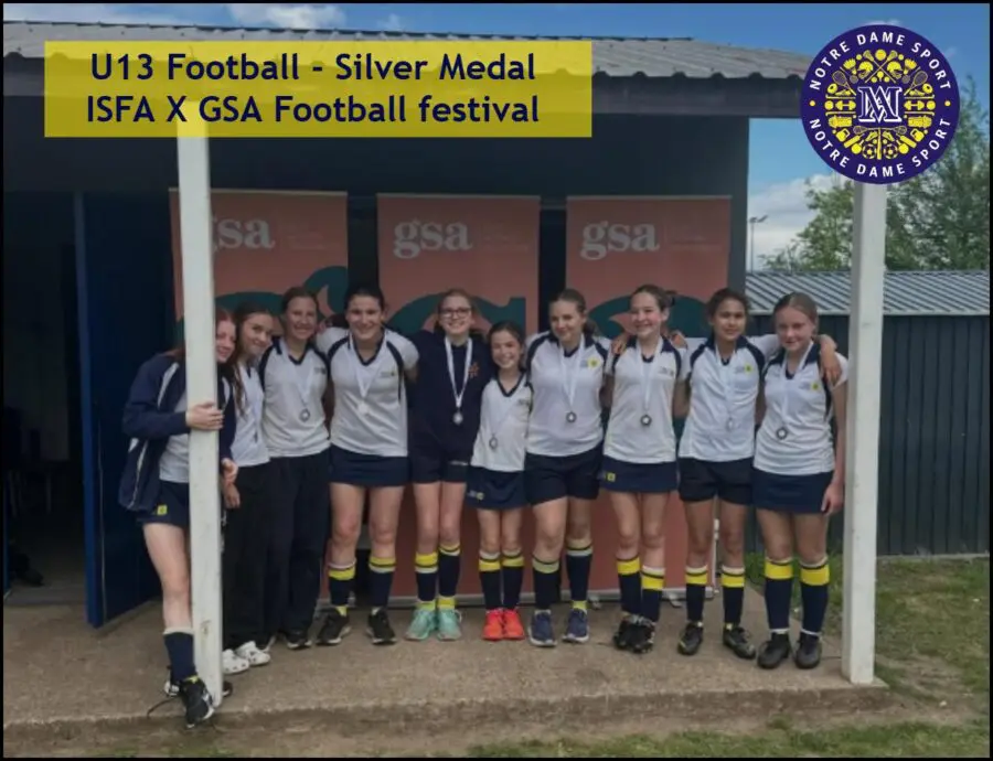 U13 Football - Silver Medal ISFA X GSA Football festival 