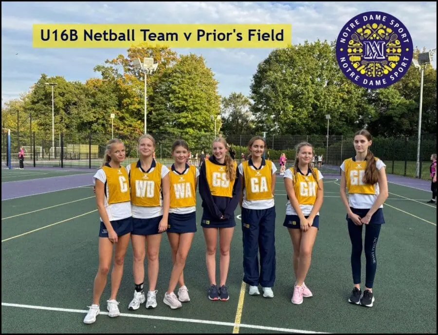 Sports Posts U16B Netball Team v Prior's Field