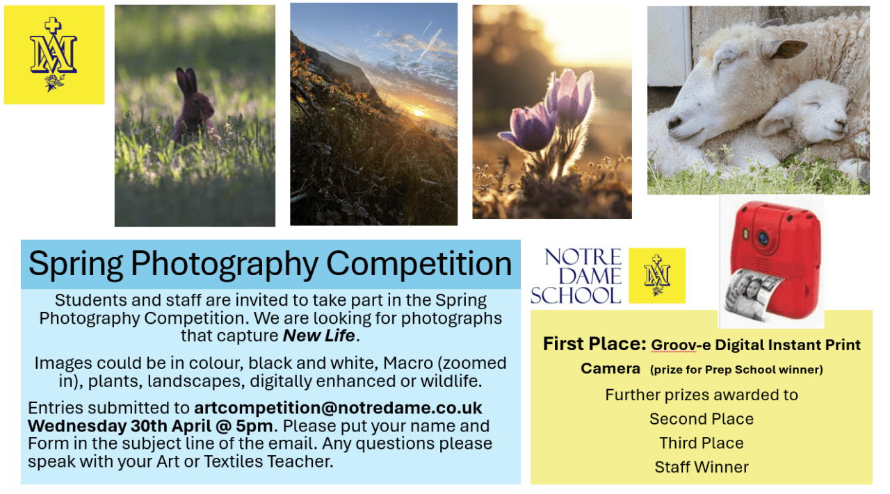 Spring Photography Competition - Prep