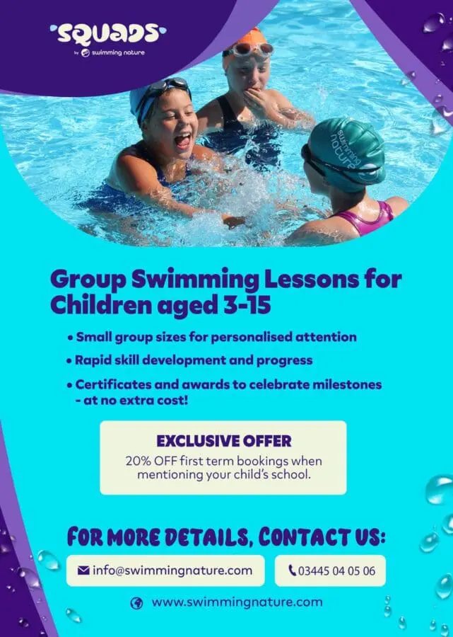 Swimming Nature Poster