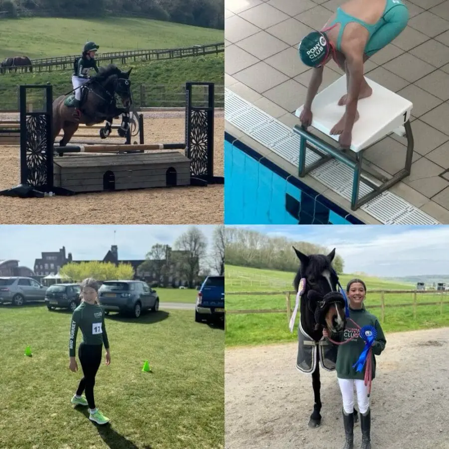 Lucy P - Tetrathlon Success