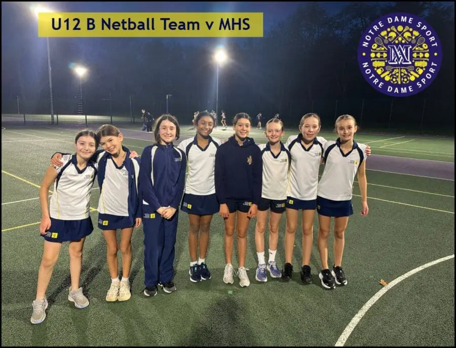 U12 A Netball Team v MHS
