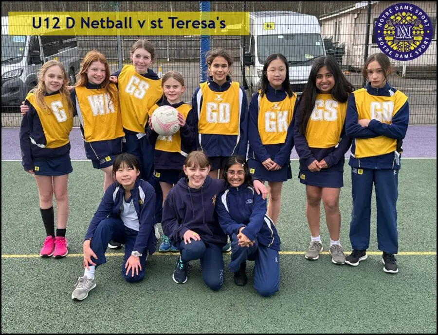 U12 D Netball v St Teresa's