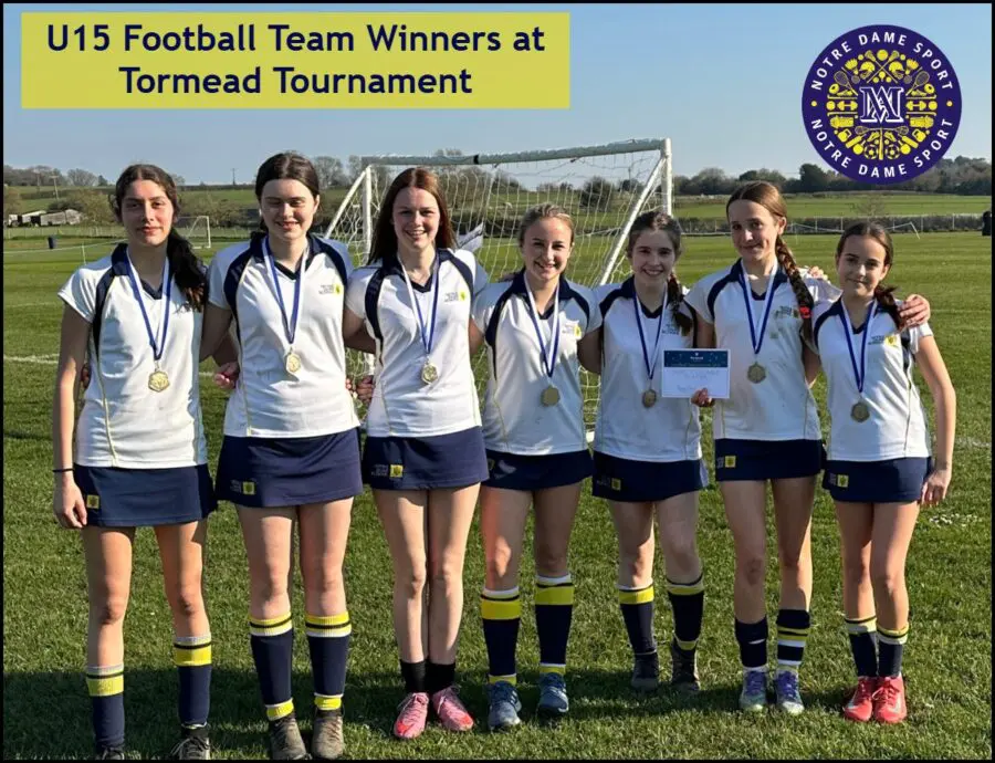 U15 Football Team Winners at Tormead Tournament