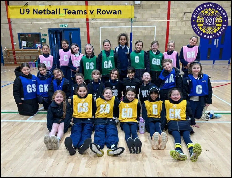 U9 Netball Teams v Rowan