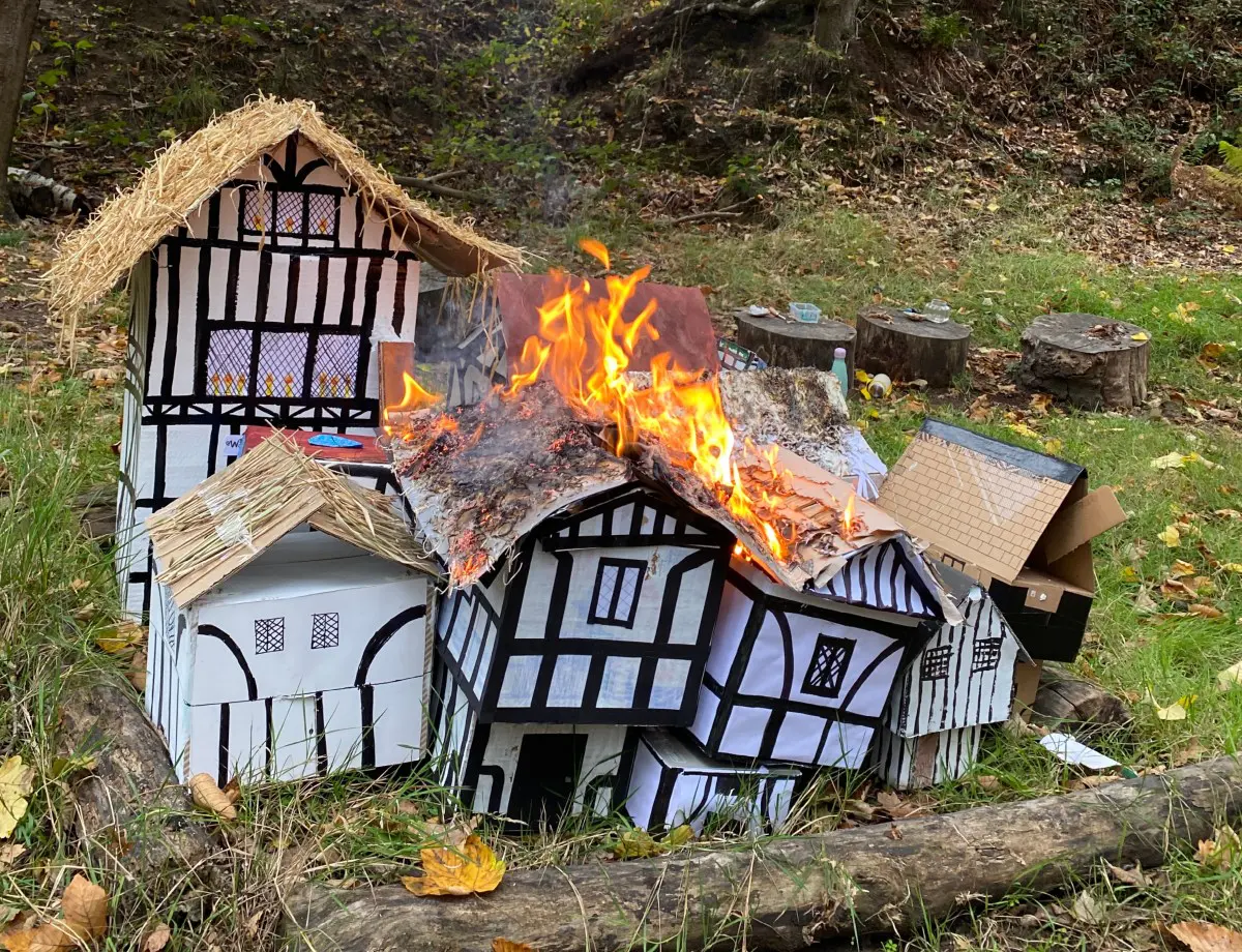Year 2 Great Fire of London - Outdoor LEarning