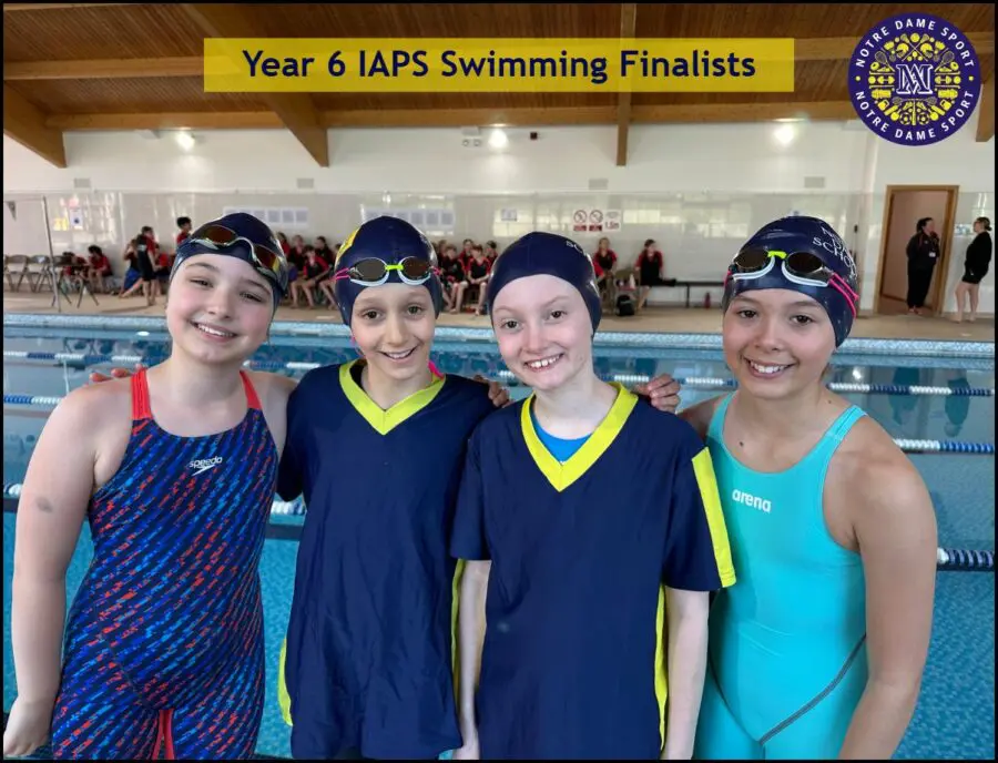 Year 6 IAPS Swimming Finalists 2025